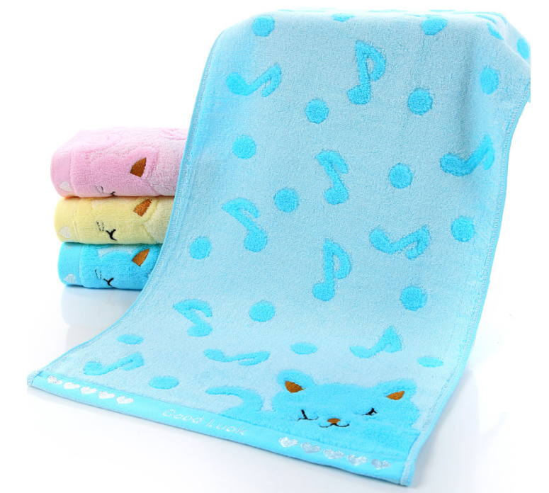 Kitten Face Bath Towel