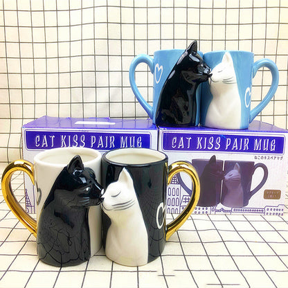 Cat Couple Ceramic Mug