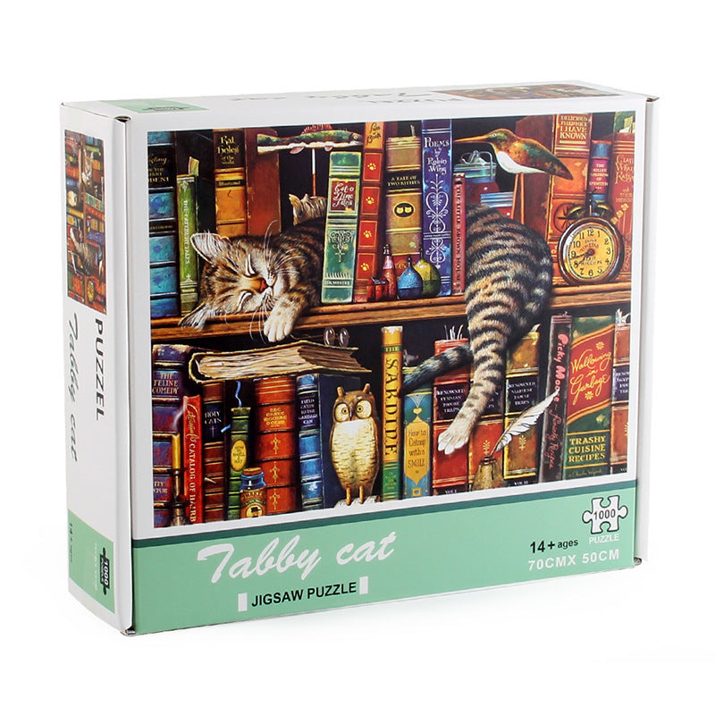 1000 pieces Lazy Cat Puzzle