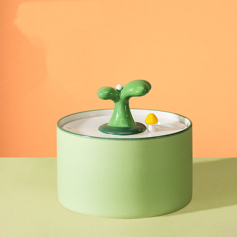 Ceramic Cat Water Fountain