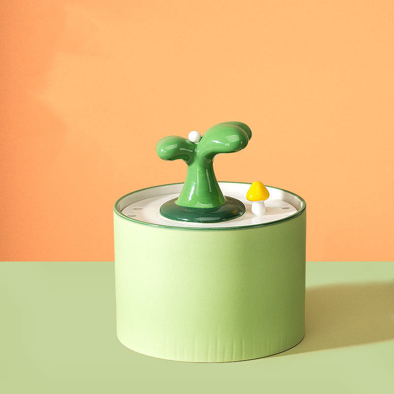 Ceramic Cat Water Fountain