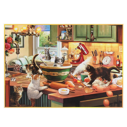 1000 pieces Kitchen Cat Puzzle