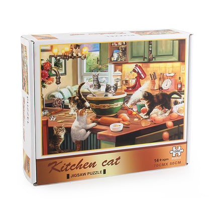 1000 pieces Kitchen Cat Puzzle