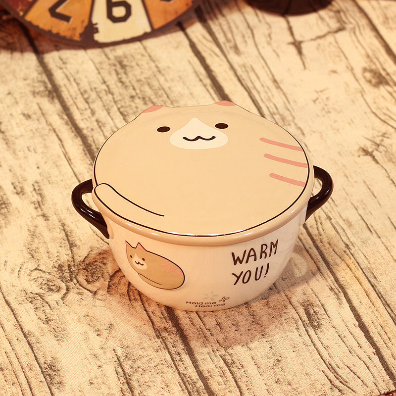 Cute Cat Noodle Bowl