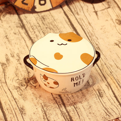 Cute Cat Noodle Bowl