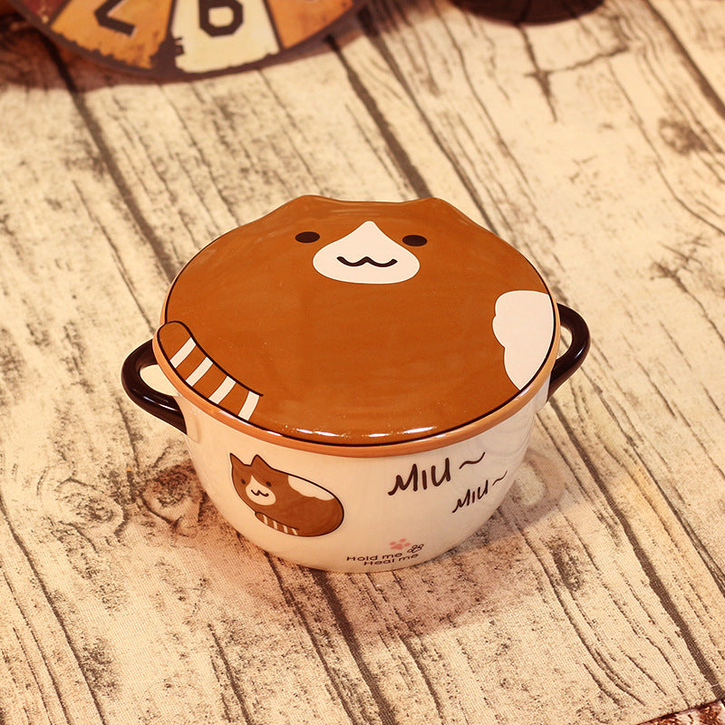 Cute Cat Noodle Bowl