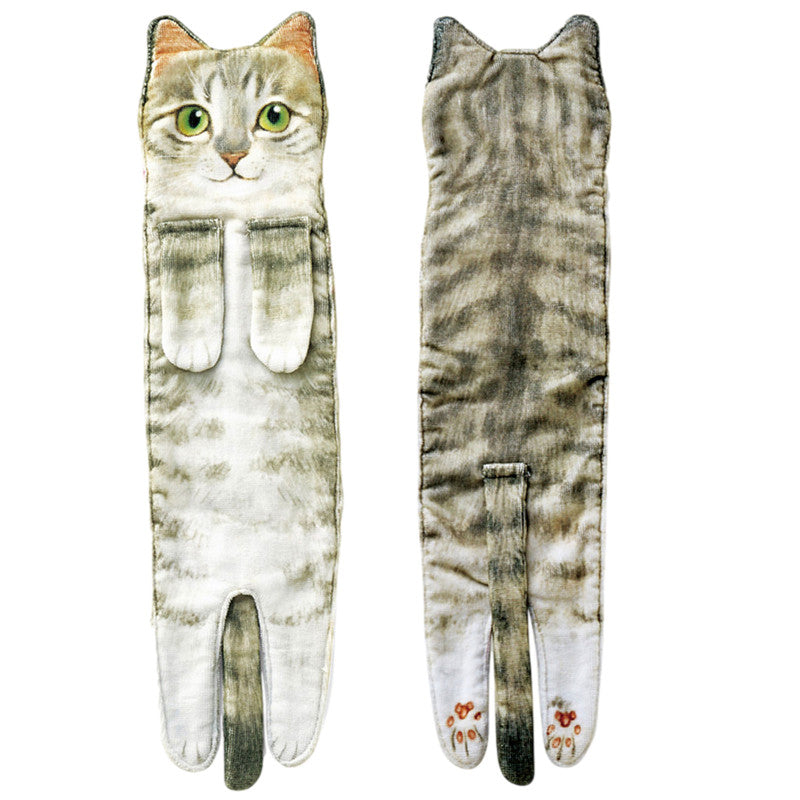 Cute Cat Hand Towel