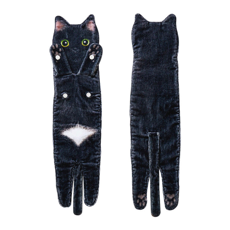 Cute Cat Hand Towel