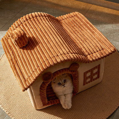 Winter Warm Cat Villa