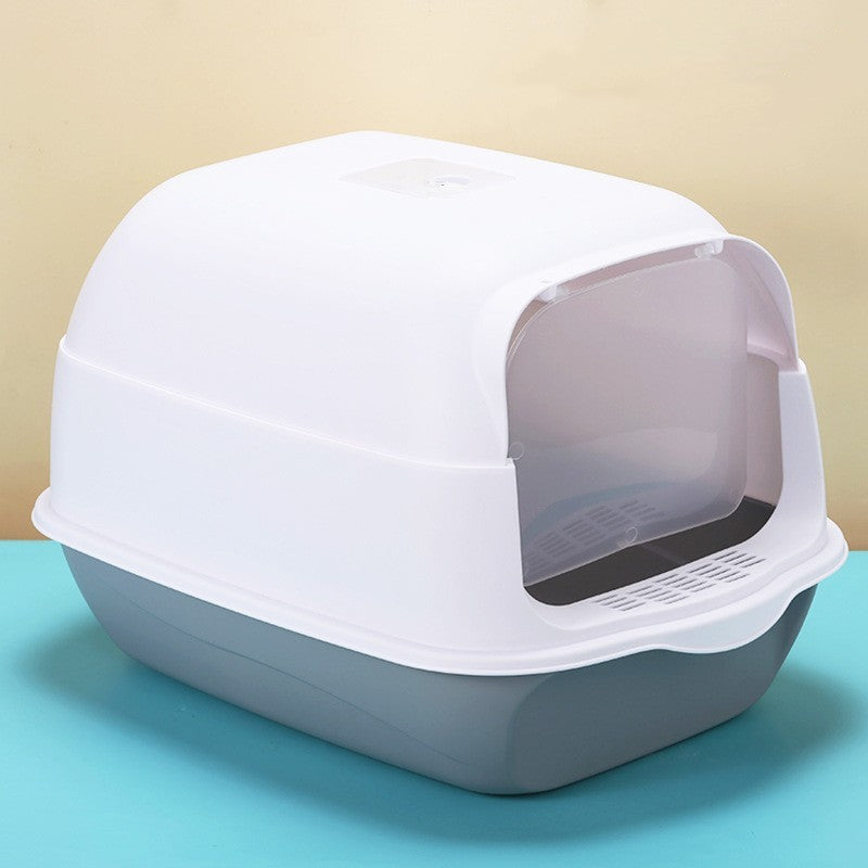 Splash-proof Cat Litter Box