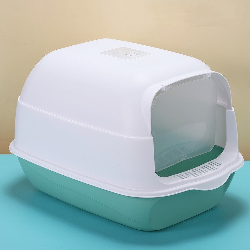 Splash-proof Cat Litter Box