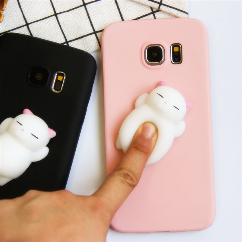 Three-dimensional Cat Samsung Phone Case