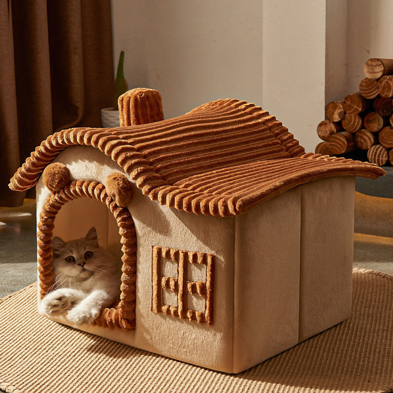 Winter Warm Cat Villa