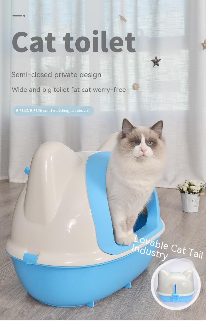 Cat Head Cat Toilet