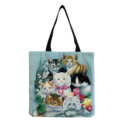 Cute Cat Shopping Bag