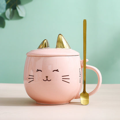 Cat Phone Holder Mug