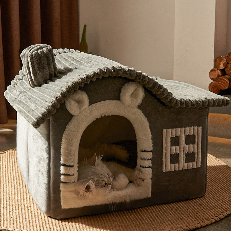 Winter Warm Cat Villa