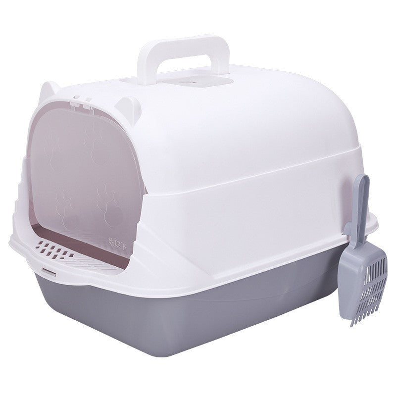 Splash-proof Cat Litter Box