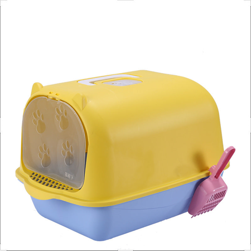 Splash-proof Cat Litter Box