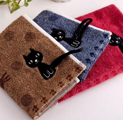 Cat Face Towel