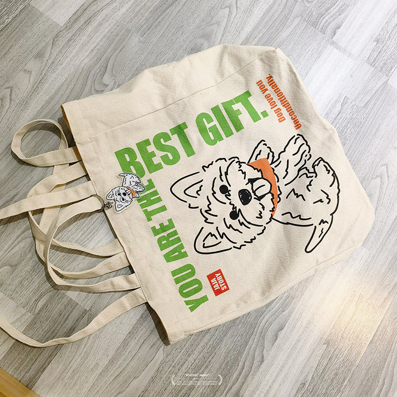 Design Hand Painted Dog Bag