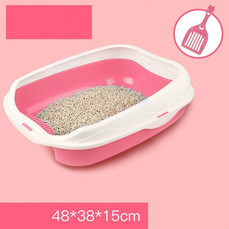 Splash-proof Cat Litter Box