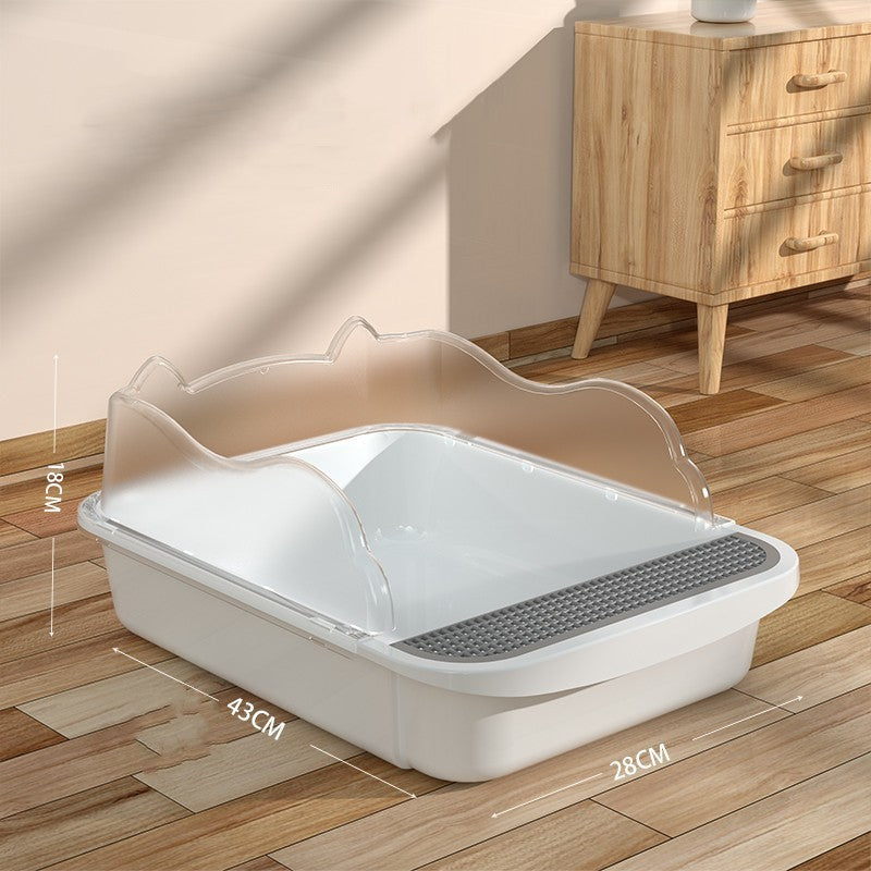 Splash-proof Cat Litter Box