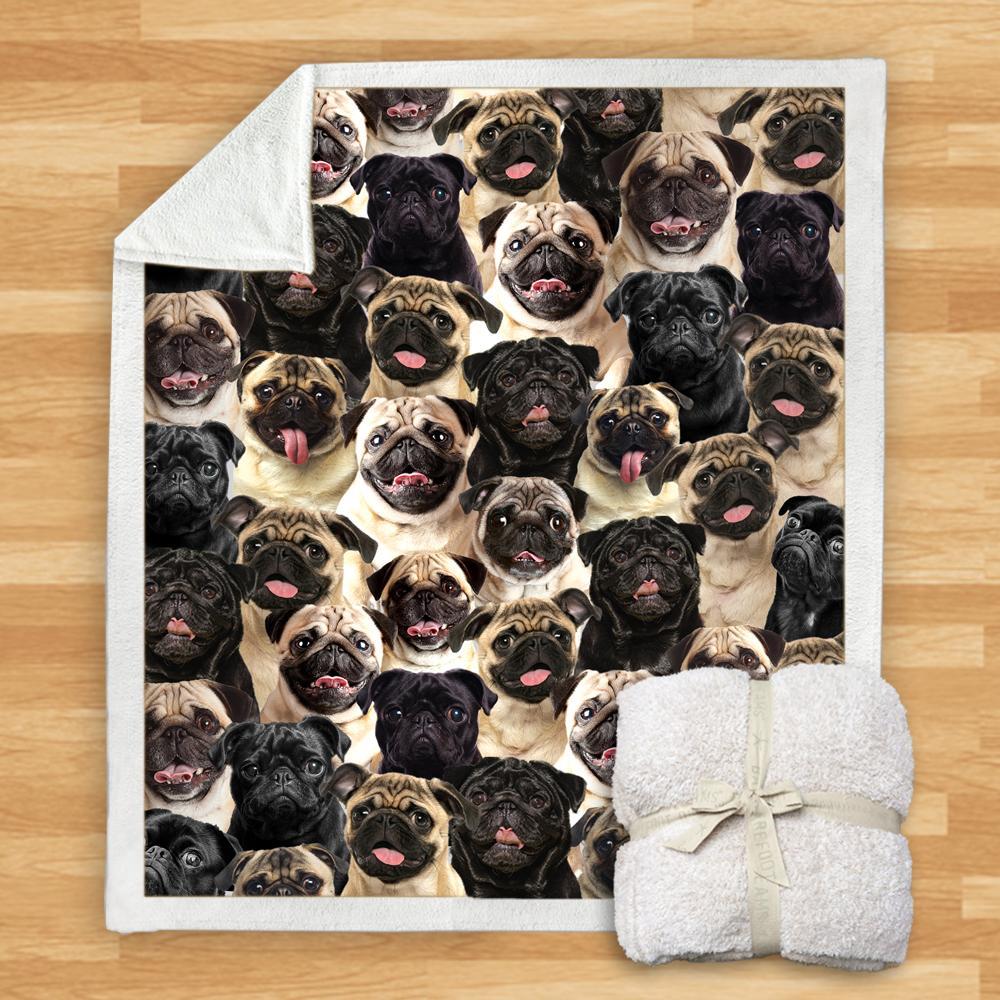 Pet Printed Flannel Blanket