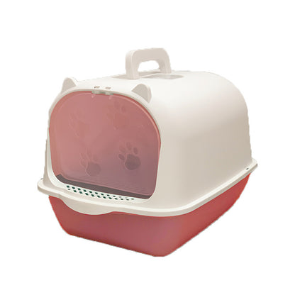 Splash-proof Cat Litter Box