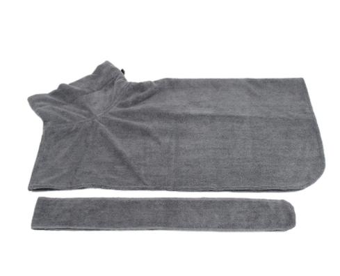 Pet Absorbent Bathrobe With Waist-wrapped