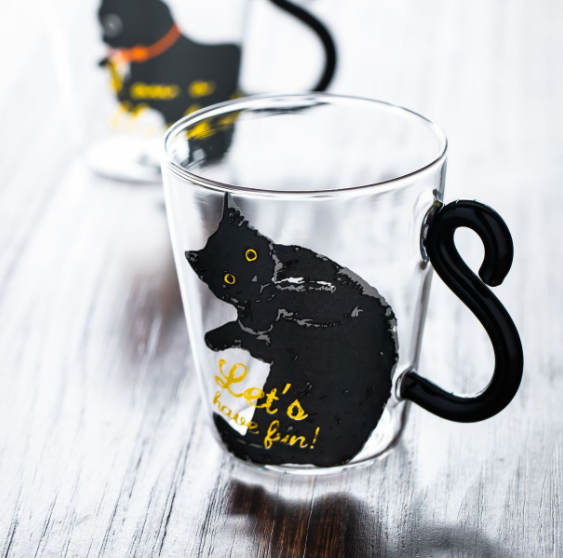 Creative Cat Glass Mug