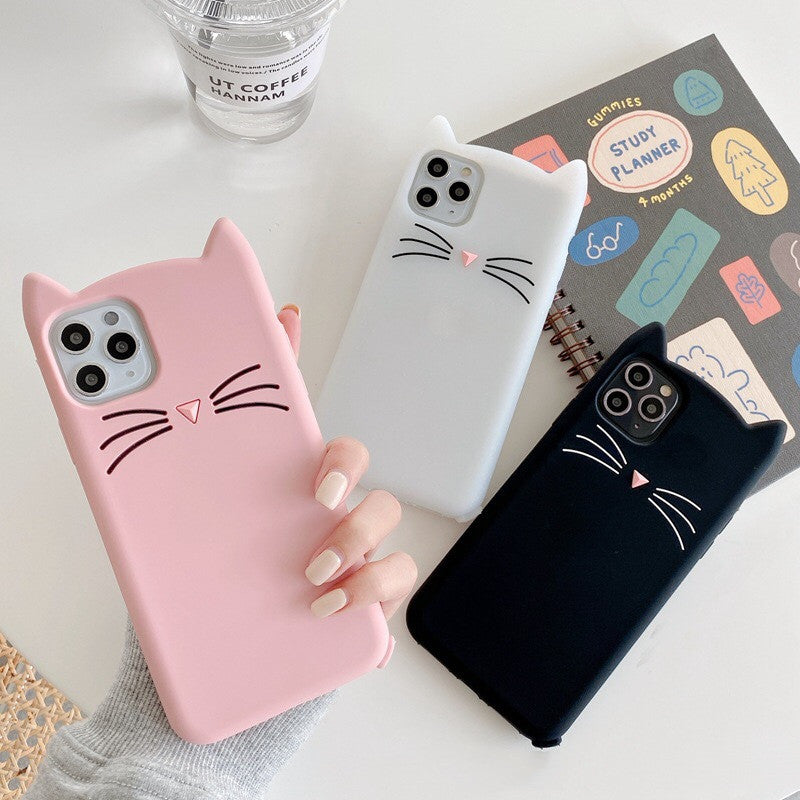 Whiskered Cat Phone Case