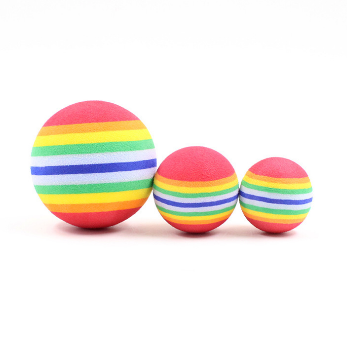 Rainbow Cat Ball Toy