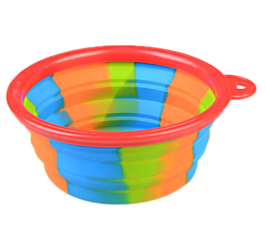 Foldable Camouflage Pet Outdoor Bowl