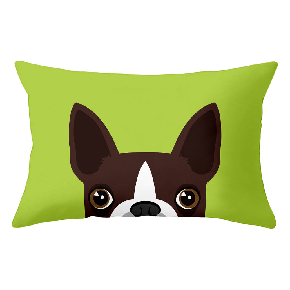 Cartoon Dog Head Pillowcase