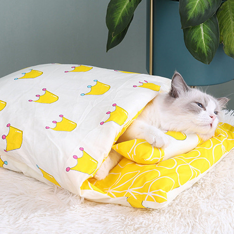 Removable Cat Bed Mat