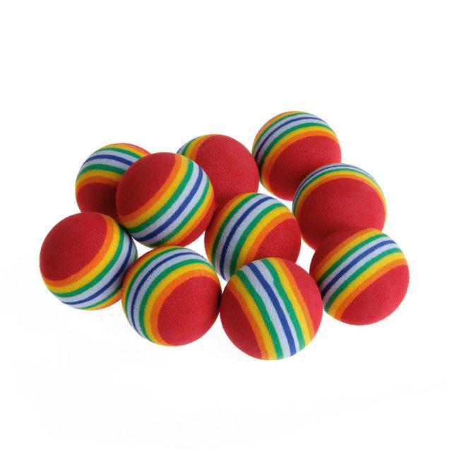 Rainbow Cat Ball Toy