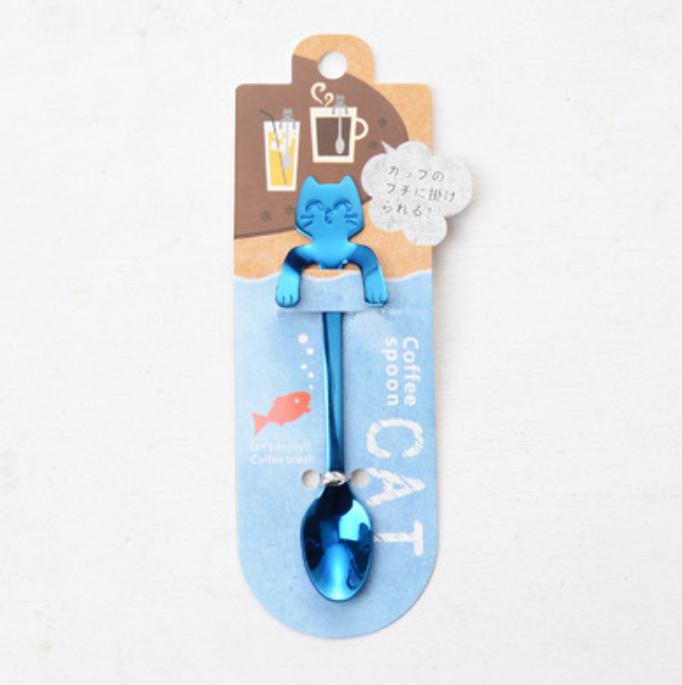 Cartoon Cat Coffee Spoon