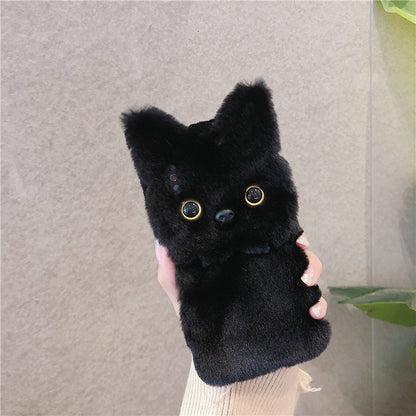 Plush Cat Iphone Phone Case