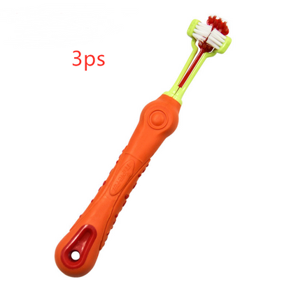 Three Sided Pet Toothbrush