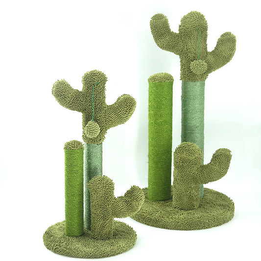 Cat Scratching Cactus Tree