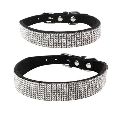 Shiny Rhinestone Pet Collar