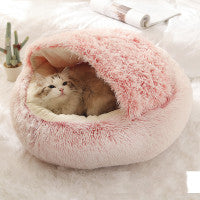 Pet Bed Round Plush