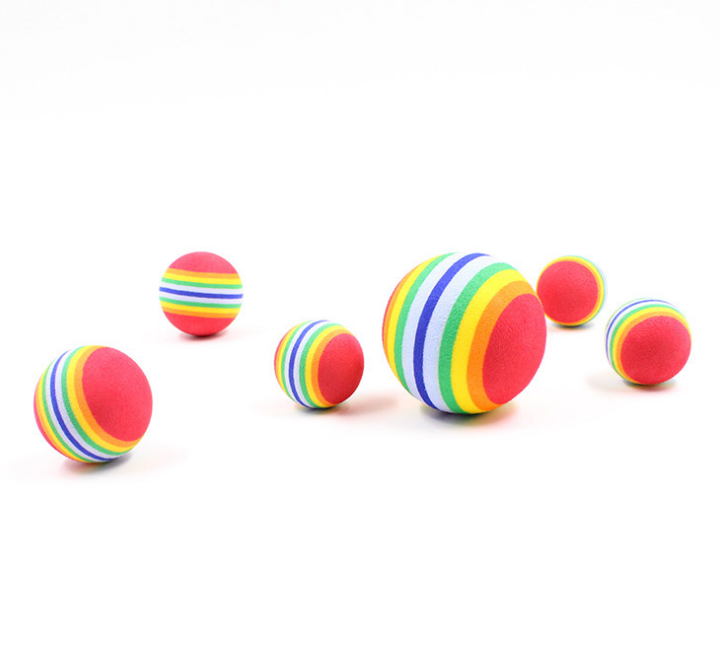 Rainbow Cat Ball Toy