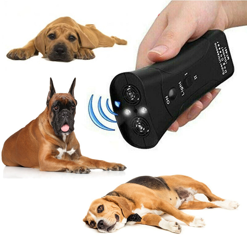 3-in-1 Anti Barking Dog Ultrasonic Training Device