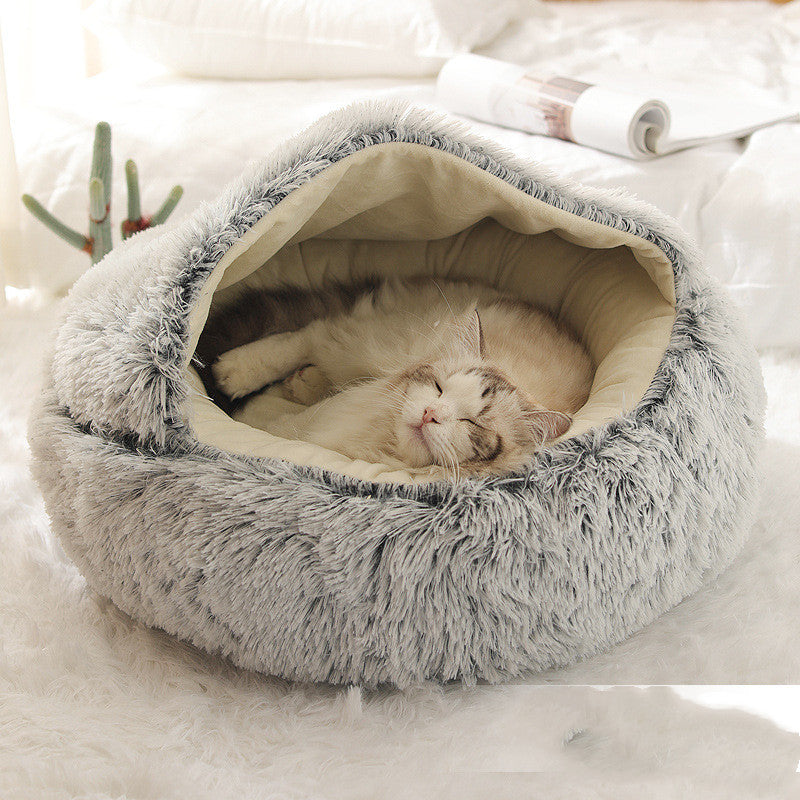 Pet Bed Round Plush