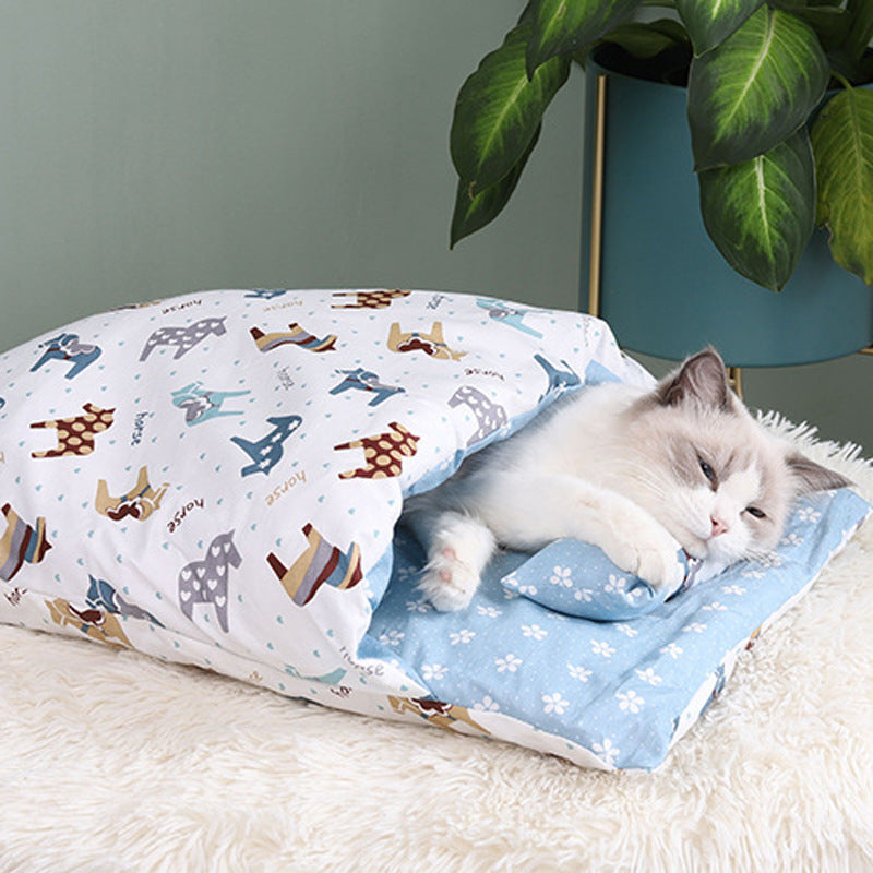 Removable Cat Bed Mat