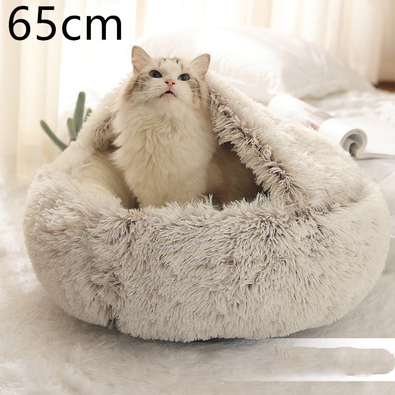 Pet Bed Round Plush