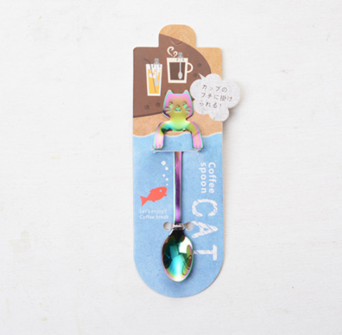 Cartoon Cat Coffee Spoon