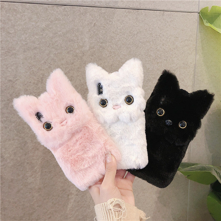 Plush Cat Iphone Phone Case